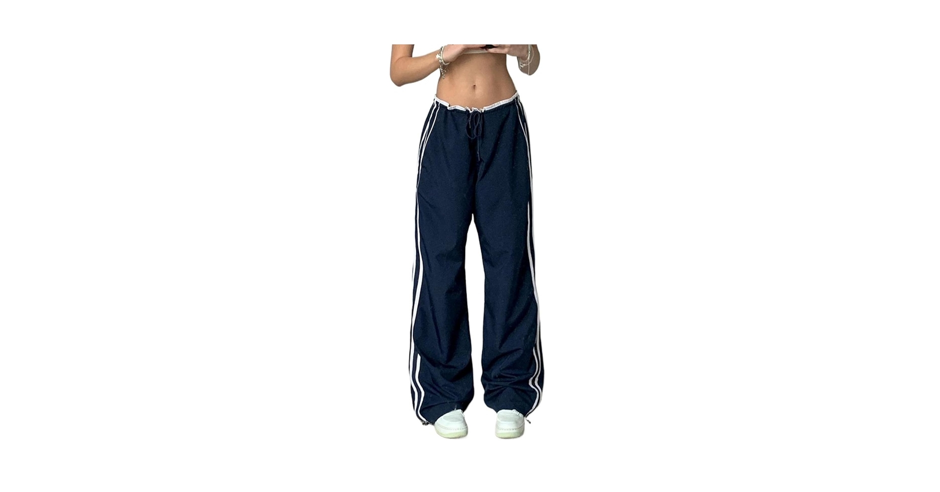 Amazon.com: Quzak Y2K Low Rise Track Pants Women Baggy Pants Amazon.com: Quzak Y2K Low Rise Track Pants Women Baggy Pants